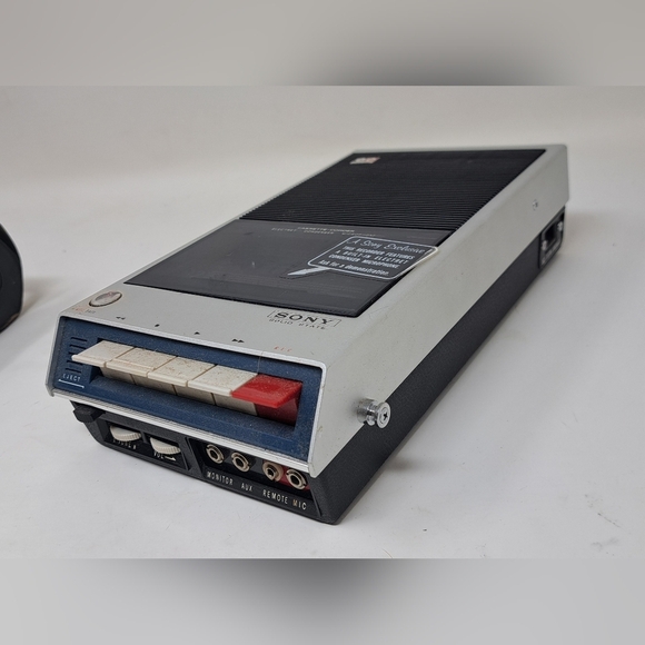 Sony Tape Recorder TC-110 Tapecorder  Solid State with Case Vintage HQ 70s 80s - Picture 4 of 13
